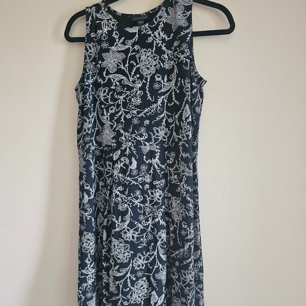 J.Jill Women Wearever Classic Pintuck Jersey Knit Stretch Swing Dress XS